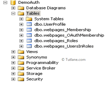 Database tables with asp.net mvc membership tables