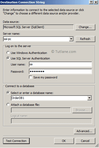 Configure Database Remote Connection to Publish Web Application