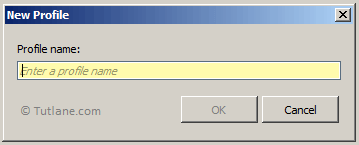 Enter Profile Name to Create in Publish Web Dialog