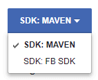 Android Integrate Facebook - Select SDK Maven or SDK Facebook