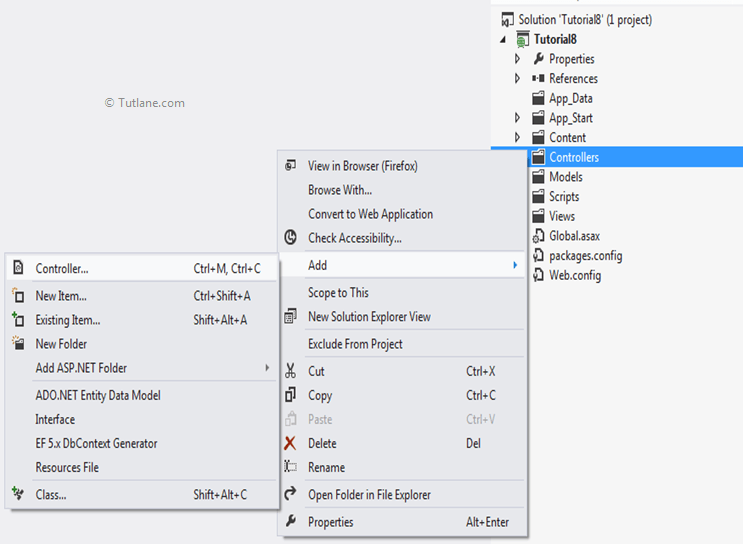 Adding new controller in asp.net mvc url routing application