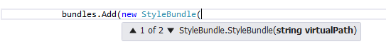 Add new style bundle in Asp.net mvc application