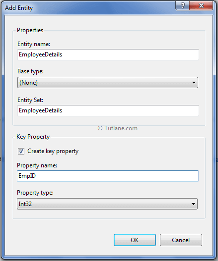 Entity Data Model Wizard with Database conneciton in asp.net mvc application