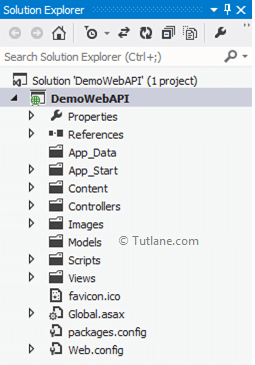 Asp.Net web api application in asp.net mvc