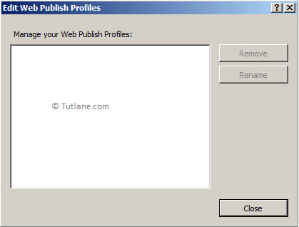 Created Web Publish Profiles in Visual Studio Deployment