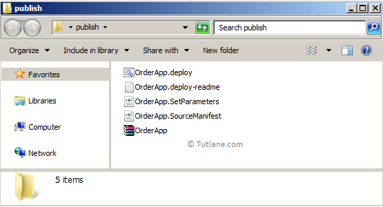 Publish Files in Folder using Web Deploy Package in Visual Studio