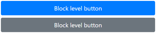 Bootstrap block level buttons example result