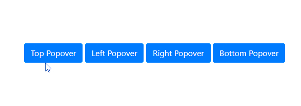 Bootstrap popover directions example result