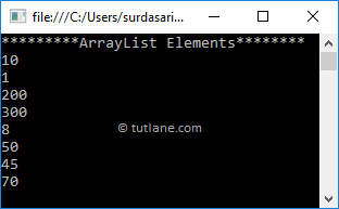C# Insert Elements into List Example Result
