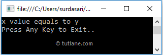 C# Nested Ternary Operator Example Result