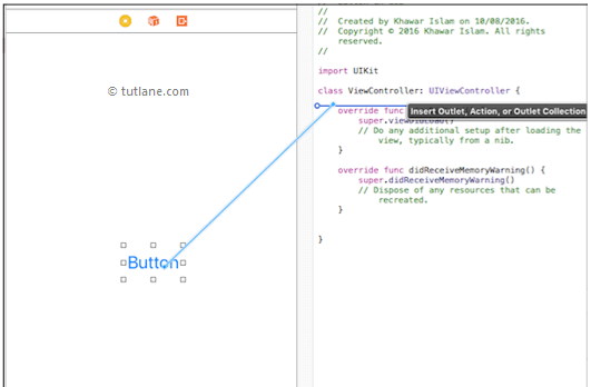 Map iOS Controls to Code in Xcode Assistant Mode