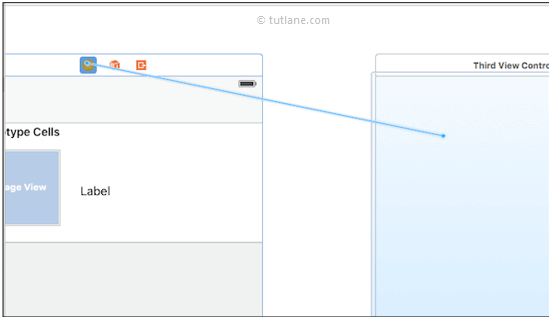 ios map viewcontroller to another view controller in xcode