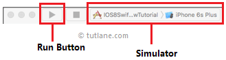 Run ios search bar application in swift using simulator
