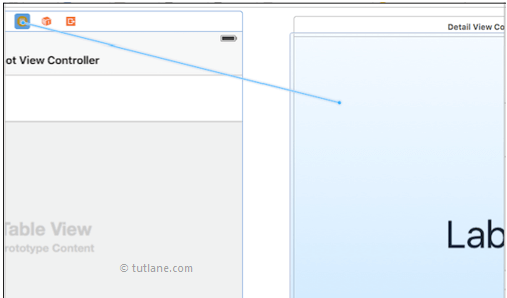 iOS Splitview make connection between controllers