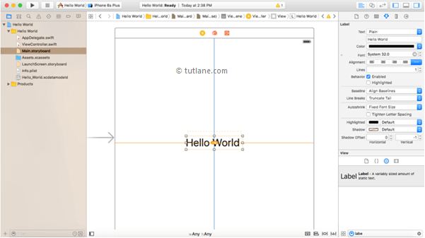 Aligned controls in centered using ios xcode properties