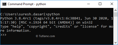 Execute python in command prompt