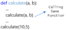 Python recursive function example