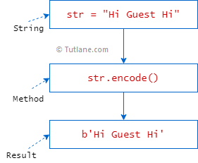 Python string encode method example