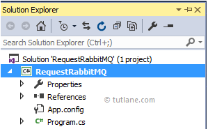 C# Create Console Application to Publish Messages to RabbitMQ