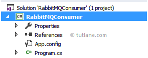 C# RabbitMQ Consumer Console Application