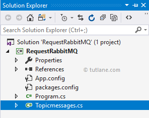 C# Create a Class to Publish Messages to RabbitMQ using Topic Exchange