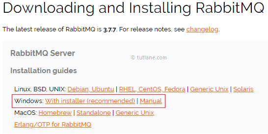 Downloading and Installing RabbitMQ on Windows