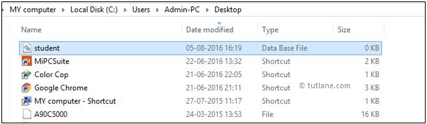 SQLite New Database in Different Location